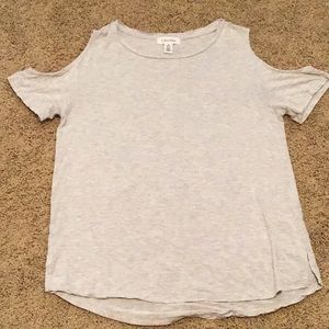 Calvin Klein bare shoulder shirt, Size S